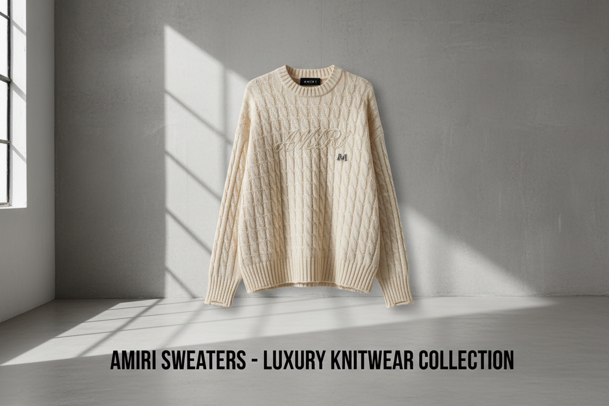 AMIRI Sweaters Collection Hero