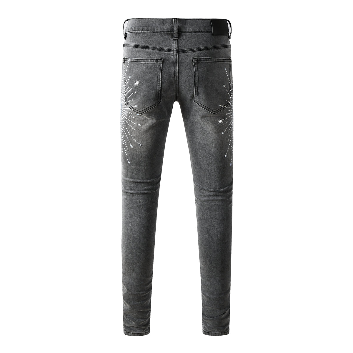 Purple Brand Crystal Diamond Jeans #9123