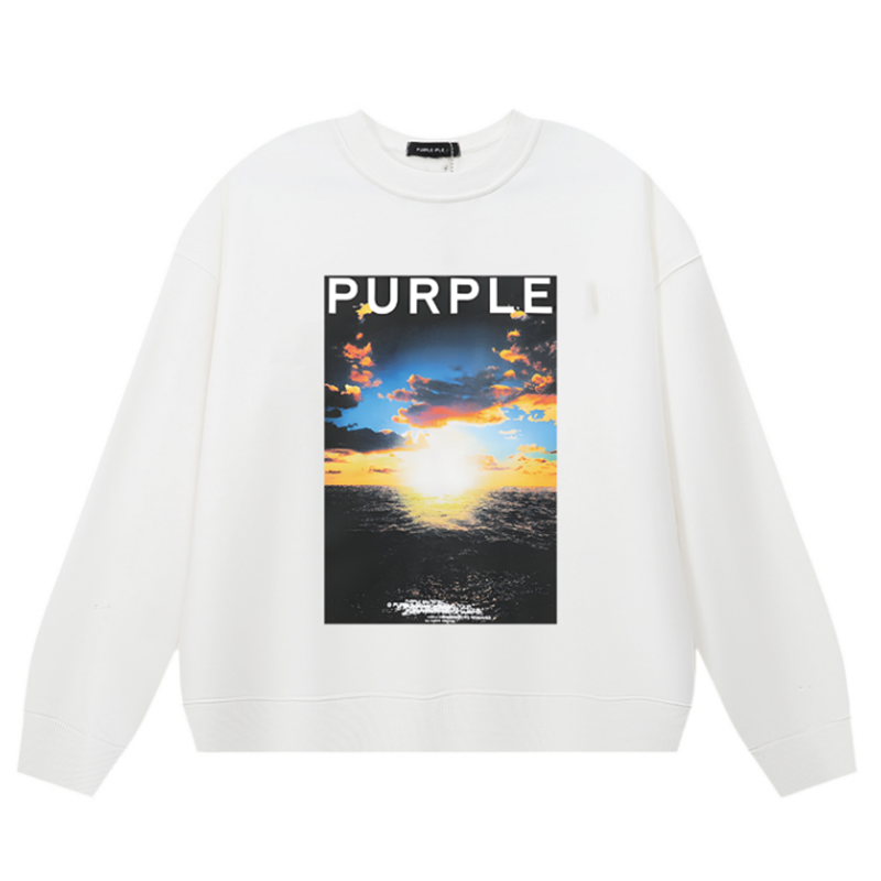 Purple Brand Logo Printed Sweatshirt