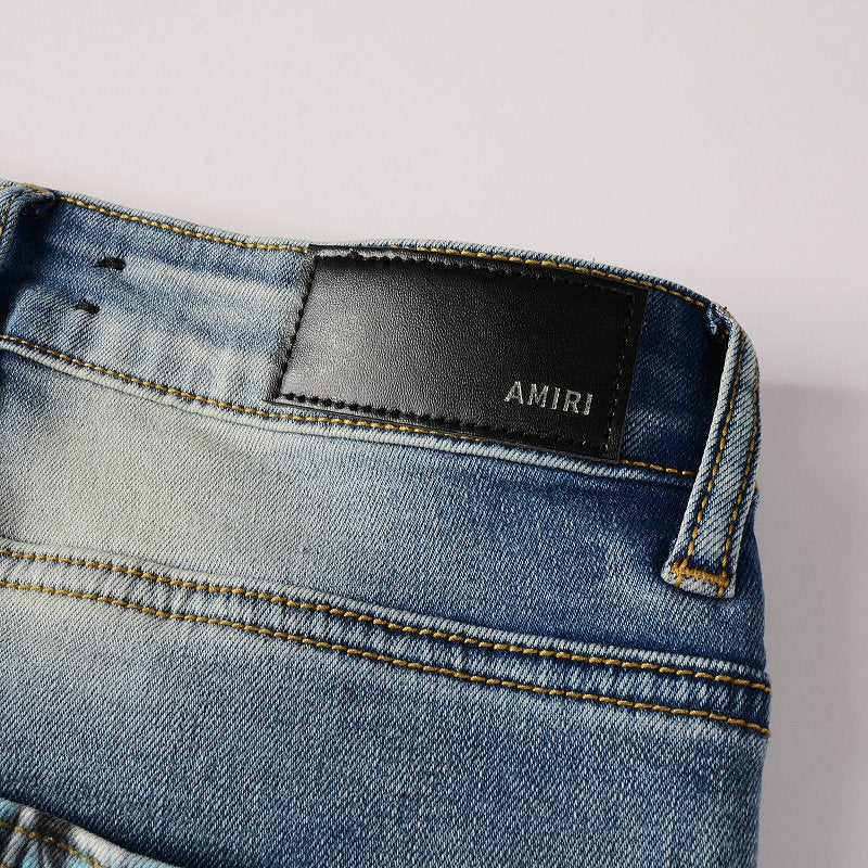 AMIRI Slim Fit Distressed Jeans #6612