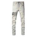 AMIRI Slim Jeans #8990 – Distressed Cotton Denim